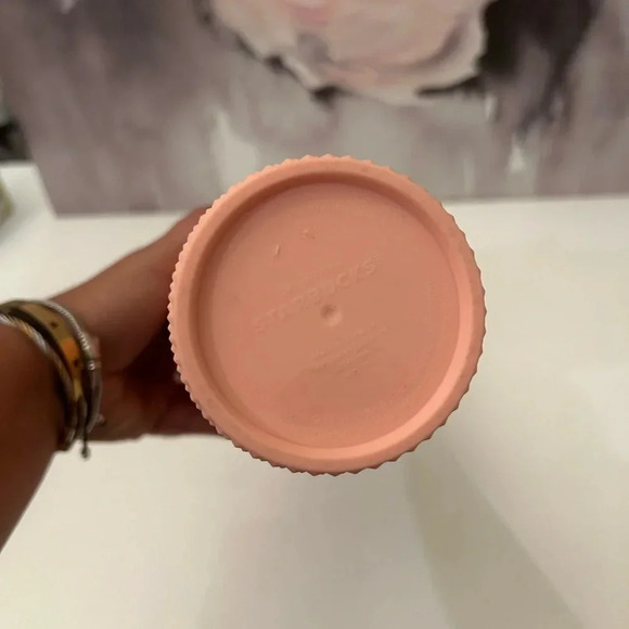 . STARBUCKS MATTE LIGHT PINK STUDDED TUMBLER. - Picture 4 of 4